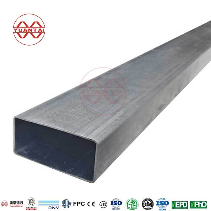 galvanized rectangular steel tube