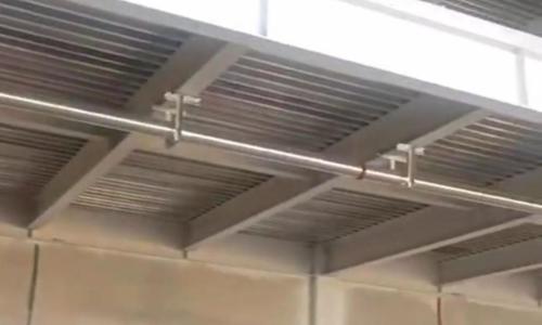 Good news！The straight seam welded pipe  produced by Yuantai Derun  has passed pressure testing  in the construction  of fire pipelines.