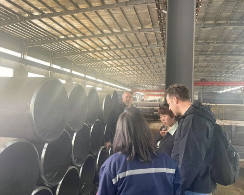 距離は問題ではない-源泰徳潤鋼管グループは大洋の向こうから尊い顧客を迎えた。