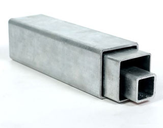galvanised steel hollow section