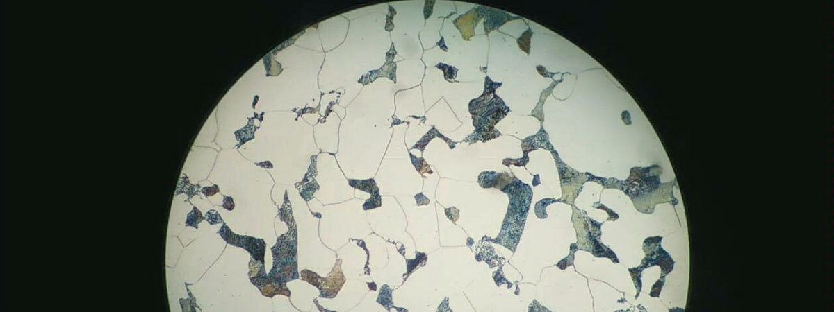 Metallographic analysis and comparison of ferrite, cementite, pearlite, austenite, martensite, bainite, ledeburite, and Widmannstatten structure