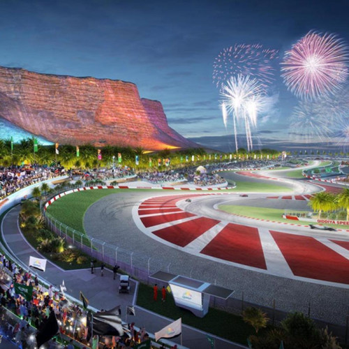 Qiddaya speed park project- the blade