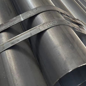 ASTM A500 round bare steel pipe black carbon steel pipe