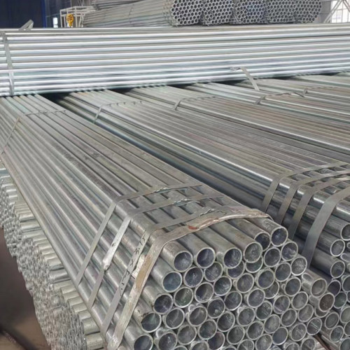 Galvanized round tubing