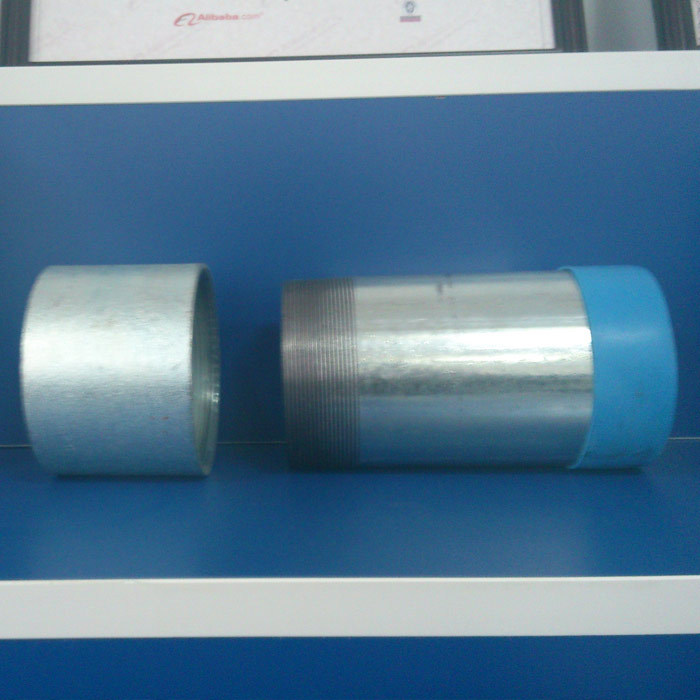 steel orifice threading with cap 1/4 round steel tube