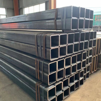 EN10219 carbon steel cold formed black rectangular steel tube
