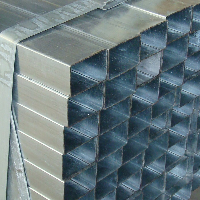 Pre Galvanized 50mm X 50mm Box Section Steel