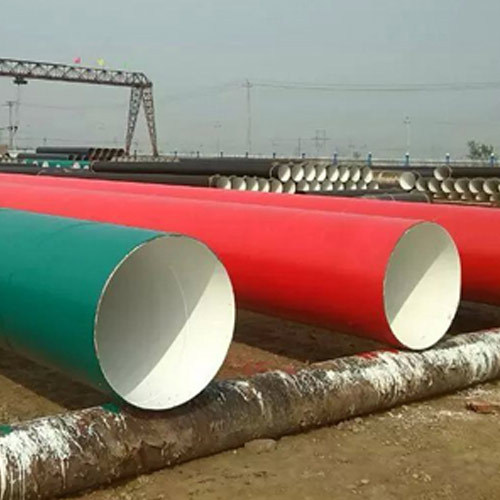 Epoxy resin anti-corrosion spiral steel pipe