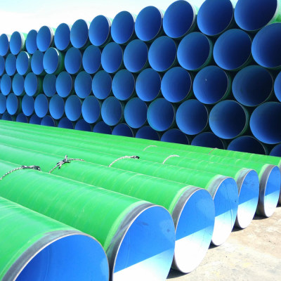 Internal oxygen external 3PE (TPEP)anti-corrosion spiral steel pipe