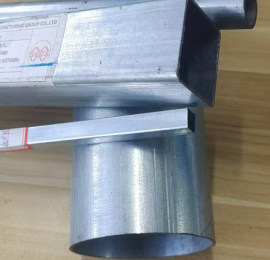 zinc aluminium magnesium coating round steel pipe