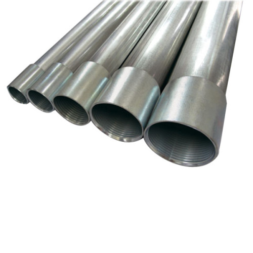 mild steel erw hot dip galvanized steel round pipe