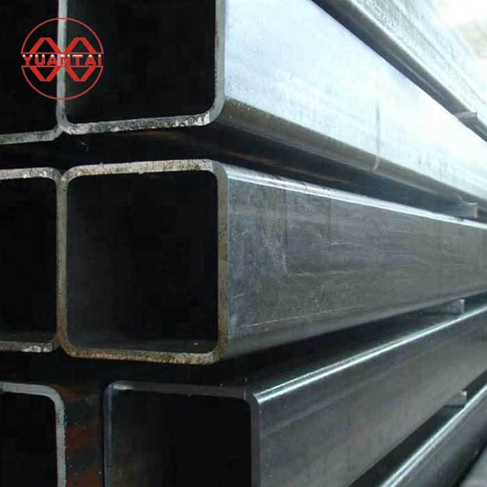 EN10219 Cold Formed Black Painted Carbon Steel ERW Square Tube