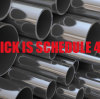 how thick is schedule 40 pipe