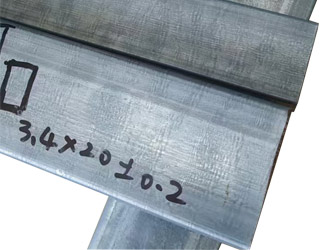 Zinc aluminum magnesium coated rectangular tube