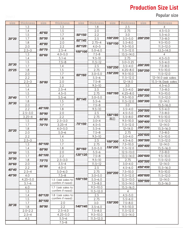 POPYLAR SIZE IN YUANTAI