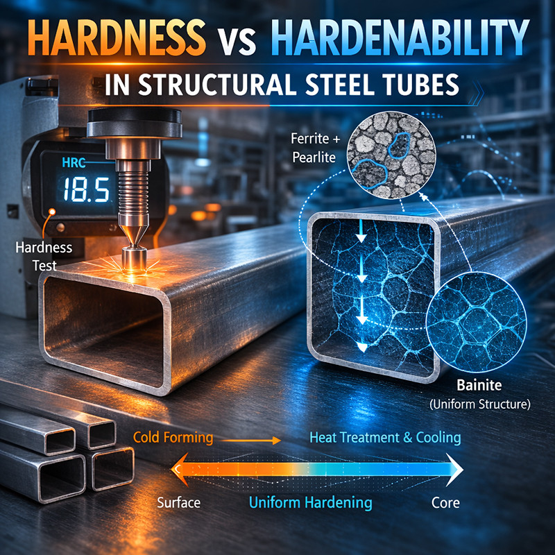 Hardness vs. Hardenability: A Guide for Steel Tube Procurement