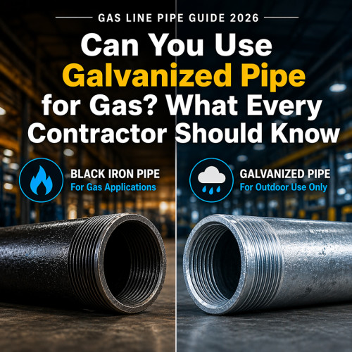 Can You Use Galvanized Pipe for Gas? What Every Contractor Should Know