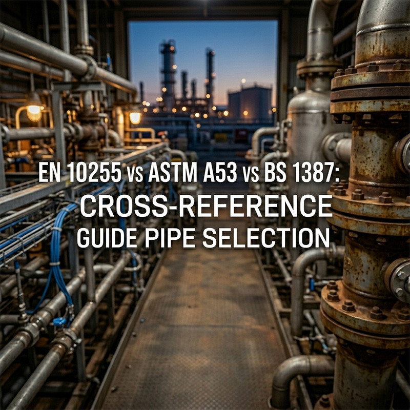 EN 10255 vs ASTM A53 vs BS 1387: Cross-Reference Guide for Pipe Selection