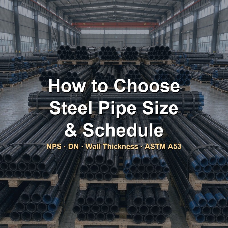 How to Choose Steel Pipe Size and Schedule