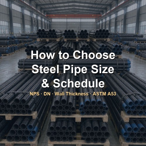 How to Choose Steel Pipe Size and Schedule