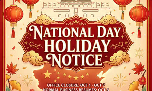 Notice of National Day Holiday Arrangement