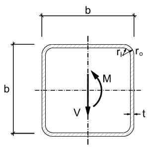 Black Square Tube