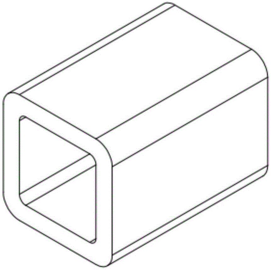 black square hollow section