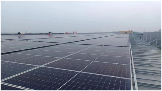 Tianjin Yuantai Derun 11MWp Roof Distributed Photovoltaic Project Successfully Connected to the Grid