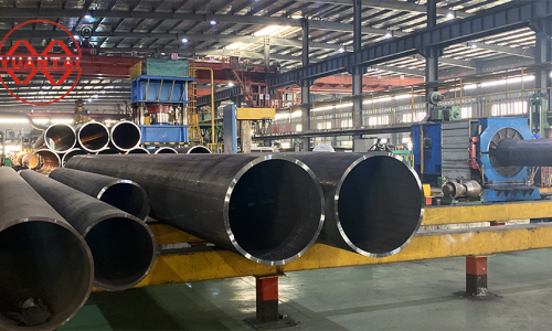 How are welded steel pipes processed?