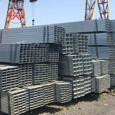 100x50 rhs galvanized steel pipe 2 square tubing hollow structural steel tube