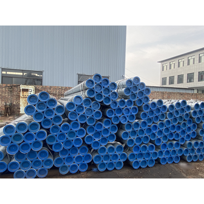 Spray Black Paint seamless carbon steel pipe