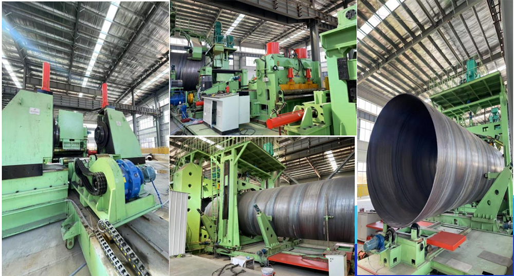 Tianjin Yuantai anti-corrosion and thermal insulation metal spiral steel pipe
