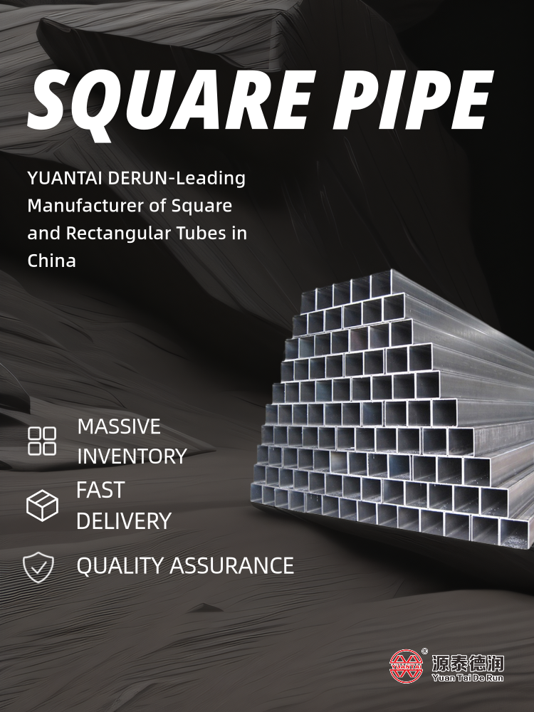 Can square pipes be used for plumbing?