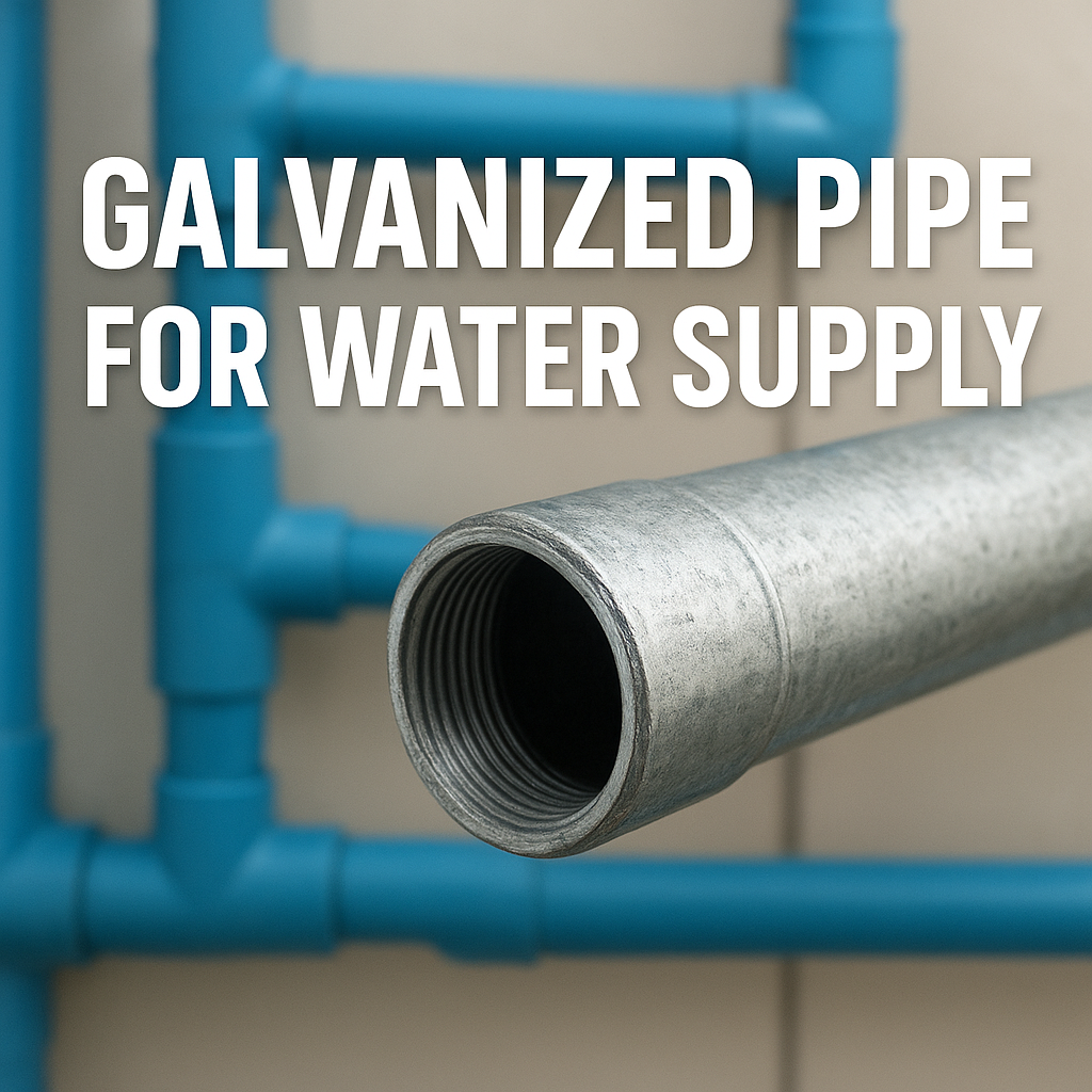 Is galvanized steel pipe safe for drinking water?