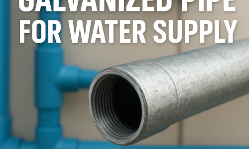 Is galvanized steel pipe safe for drinking water?