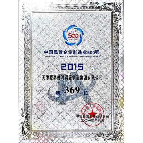 Top 500 private enterprises in China