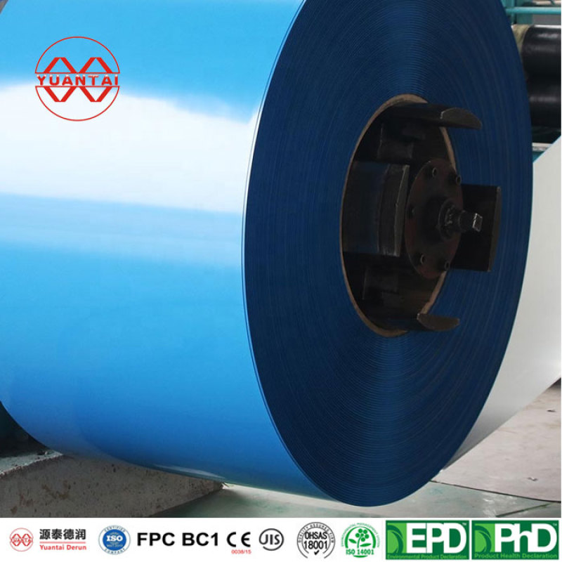 Latest redbluegreen black white color coated steel coil