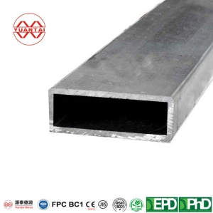 OEM Hot galvanized rectangular tube