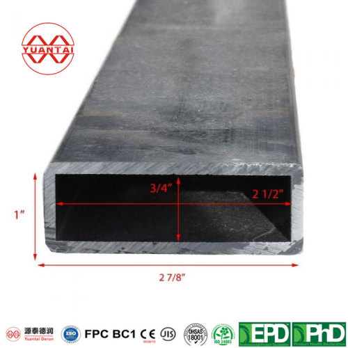 OEM Hot galvanized rectangular tube