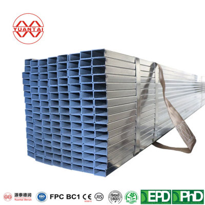Hot galvanized rectangular pipe OEM OBM ODM