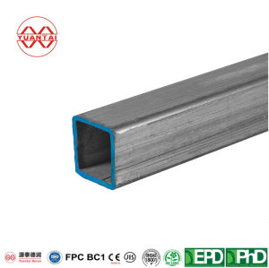 Hot dip galvanized square pipe for prefabricated steel construction