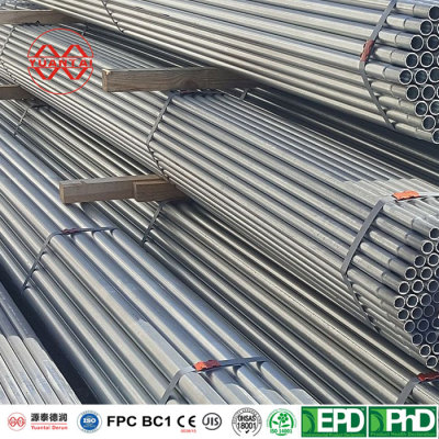 astm a53 hot dipped galvanized steel round pipe
