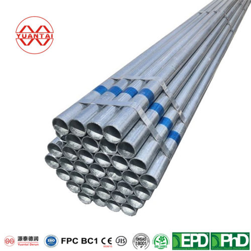 Hot dip galvanized round pipe for glass curtain wall