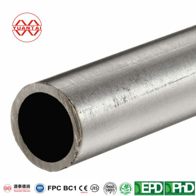 Hot dip galvanized round pipe for building assembly