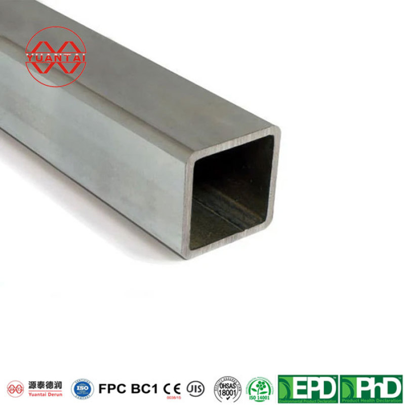 Hot dip galvanized square pipe for prefabricated steel construction
