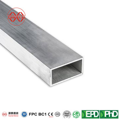 Hot dip galvanized square pipe for high speed use