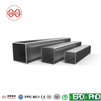 ASTM A36 hot rolled carbon steel square tube