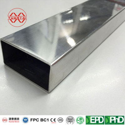 Stainless Steel Rectangular Pipe supplier yuantaiderun