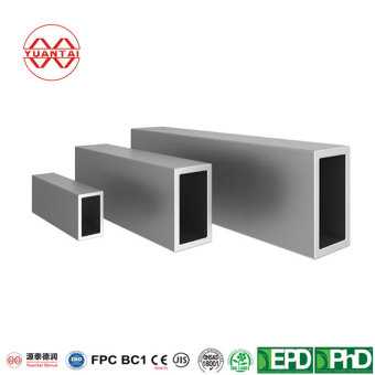 Tubos de acero rectangulares para estructuras mecánicas