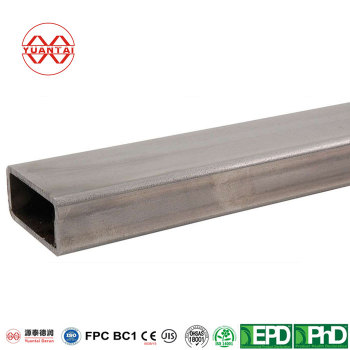 Unpolished (ground) steel rectangular tube-5.08 x 7.62 x 0.20 cm-8 feet long